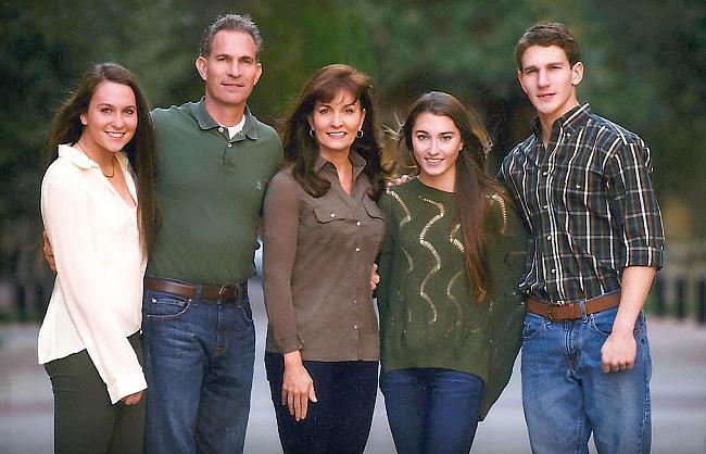 Dr. Stukalin is pictured with her family