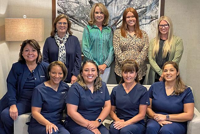 Pictured: Dr. Stukalin and her staff